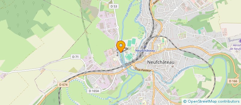 localisation de l'entreprise FOURRIER LOGISTIQUE à NEUFCHATEAU