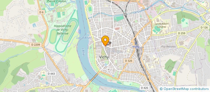 localisation de l'entreprise FOURRURES PREMIERES à VICHY