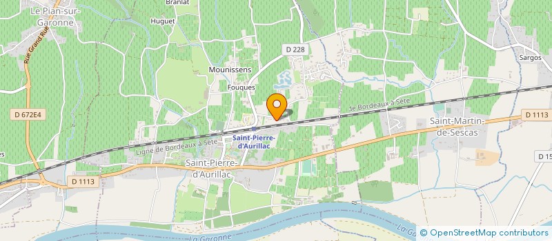 localisation de l'entreprise FOURS FUMISTERIE INDUSTRIELLE  SAINT-PIERRE-D'AURILLAC