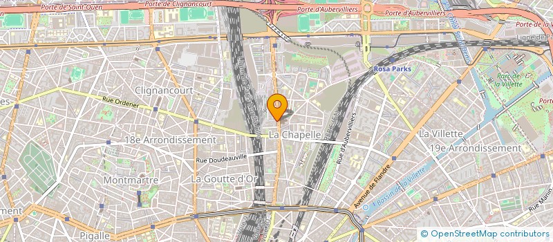 localisation de l'entreprise FOURS M G R SA à PARIS