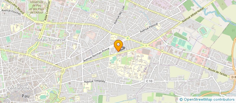 localisation de l'entreprise FOURS RIOUBLANC à PAU