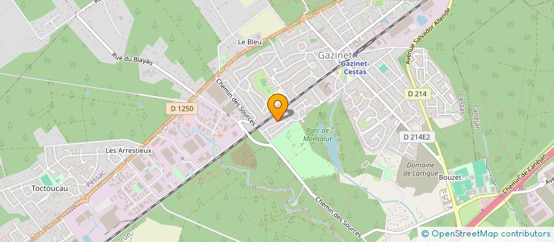 localisation de l'entreprise FOURS VOISIN SARL  CESTAS