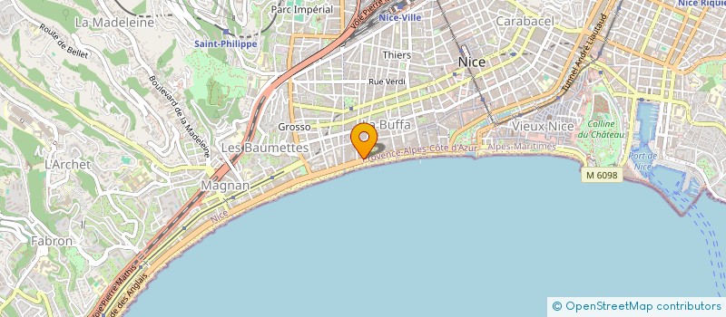 localisation de l'entreprise FOURSIS à NICE