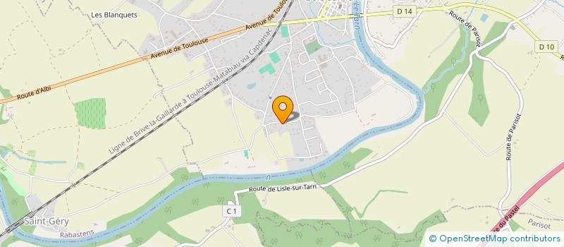 localisation de l'entreprise FOURTANE INVESTISSEMENTS à LISLE-SUR-TARN