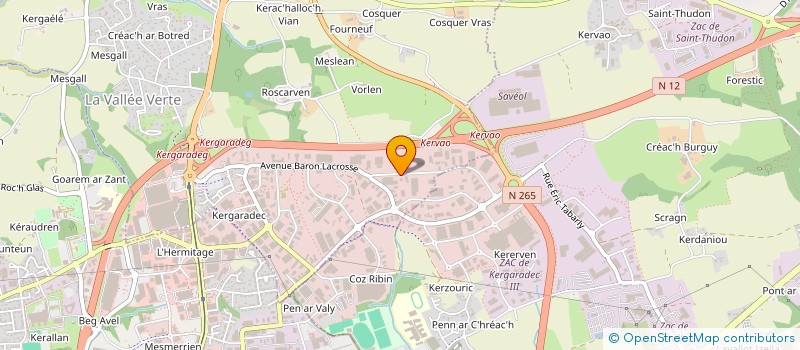 localisation de l'entreprise FOURTEC à GOUESNOU