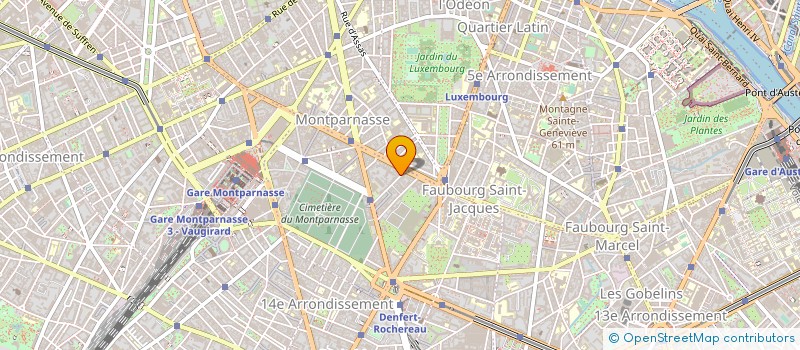 localisation de l'entreprise FOURTEENTH'S GAMES à PARIS
