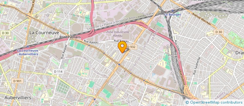 localisation de l'entreprise FOURTH TIME AROUND à LA COURNEUVE