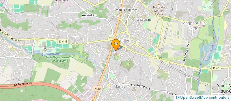 localisation de l'entreprise FOURTI à MONTLHERY