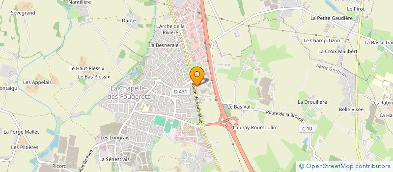 localisation de l'entreprise FOURTWO  SAINT-GREGOIRE