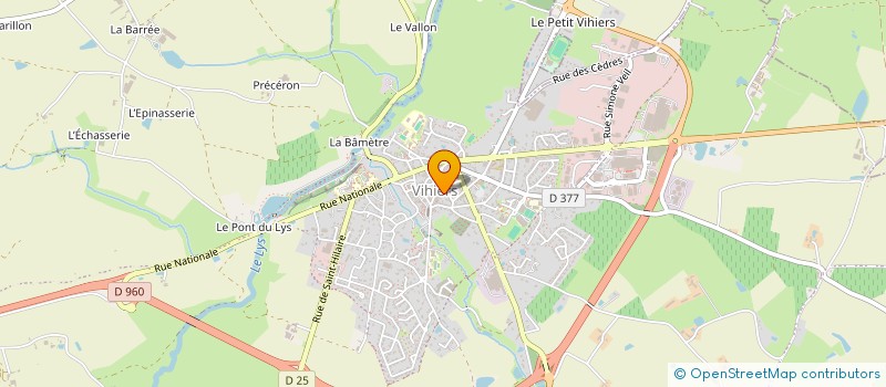 localisation de l'entreprise FOURVIER à LYS-HAUT-LAYON