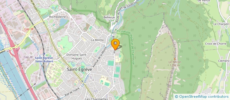 localisation de l'entreprise FOURVIEUX  SAINT-EGREVE