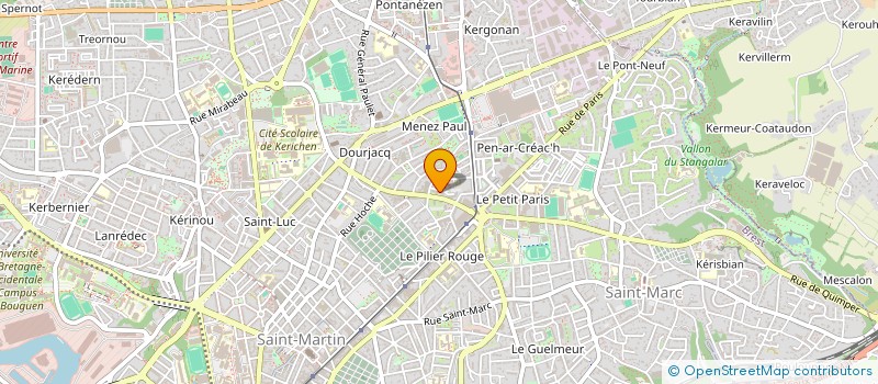 localisation de l'entreprise FOURWALLS  BREST