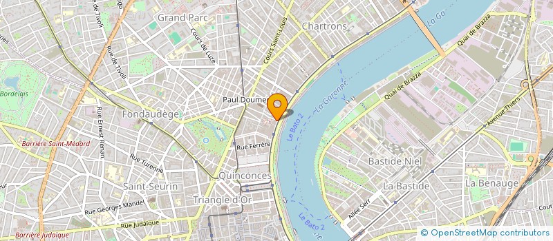 localisation de l'entreprise FOUS DES QUAIS  BORDEAUX