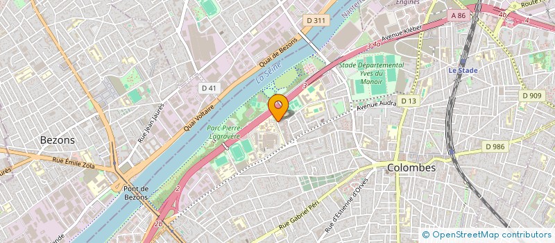 localisation de l'entreprise FOUS RIRES A COLOMBES à COLOMBES