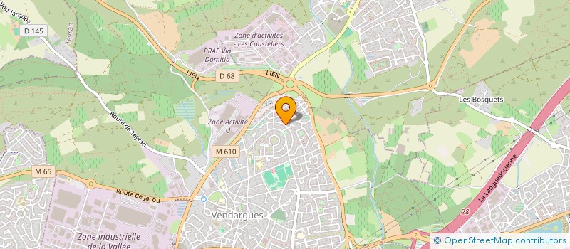 localisation de l'entreprise FOUS RIRES ET CHANSONS à VENDARGUES