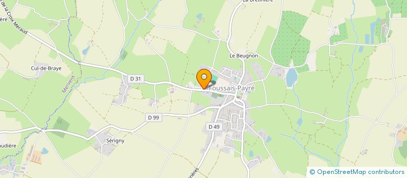 localisation de l'entreprise FOUS'SUN  FOUSSAIS-PAYRE