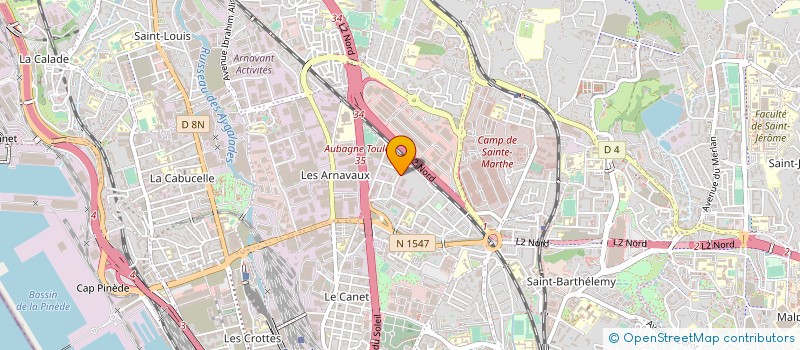 localisation de l'entreprise FOUSAM COMPUTING à MARSEILLE