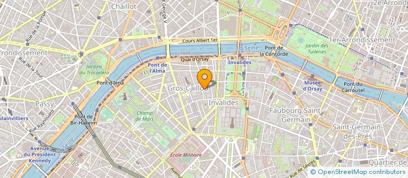 localisation de l'entreprise FOUSSADIER SA  PARIS