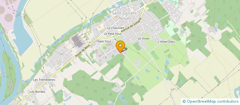 localisation de l'entreprise FOUSSARD FILS à SAINT-LAURENT-NOUAN