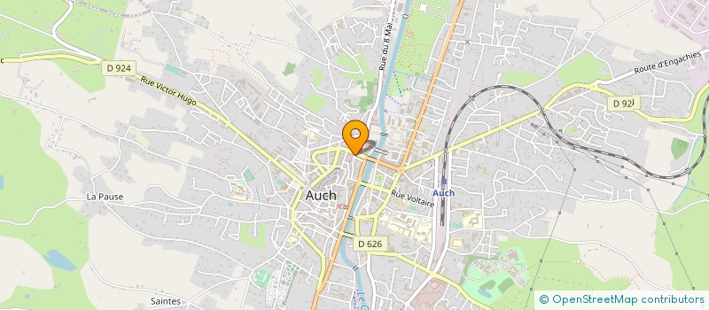 localisation de l'entreprise FOUSSAT ET PRAT  AUCH