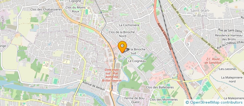 localisation de l'entreprise FOUSSE ENERGIES RENOUVELABLES à ORLEANS