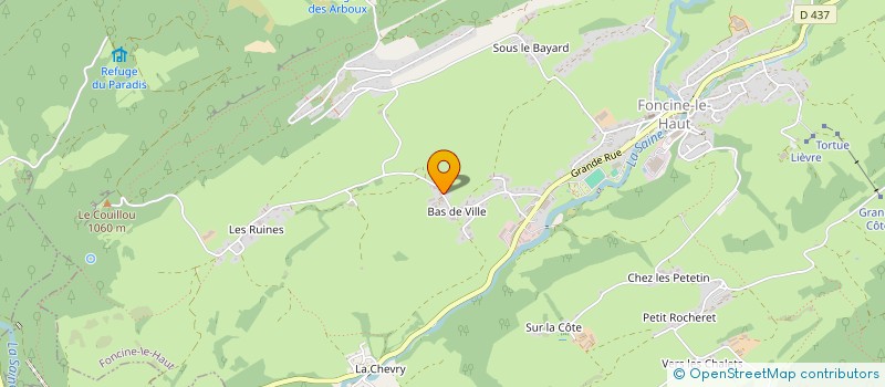 localisation de l'entreprise FOUSSEREAU à FONCINE-LE-HAUT