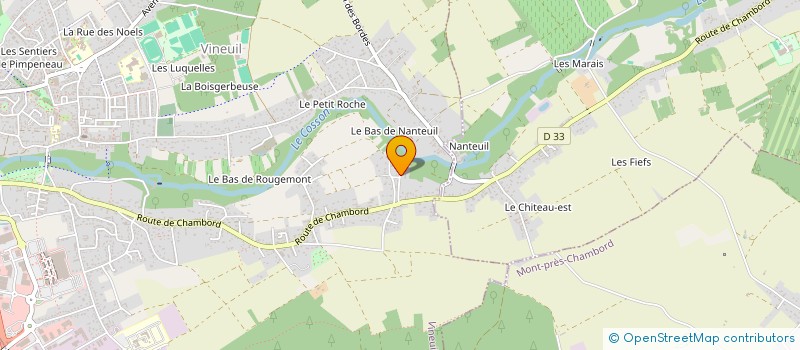 localisation de l'entreprise FOUSSEREAU SERVICES  VINEUIL