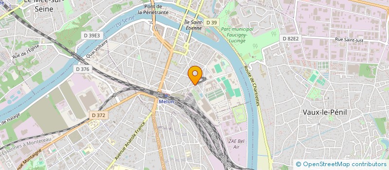 localisation de l'entreprise FOUSSET-CRETAZ ET CLEMENCET V à MELUN