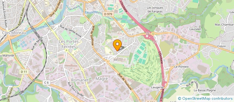 localisation de l'entreprise FOUSSETTE à LIMOGES
