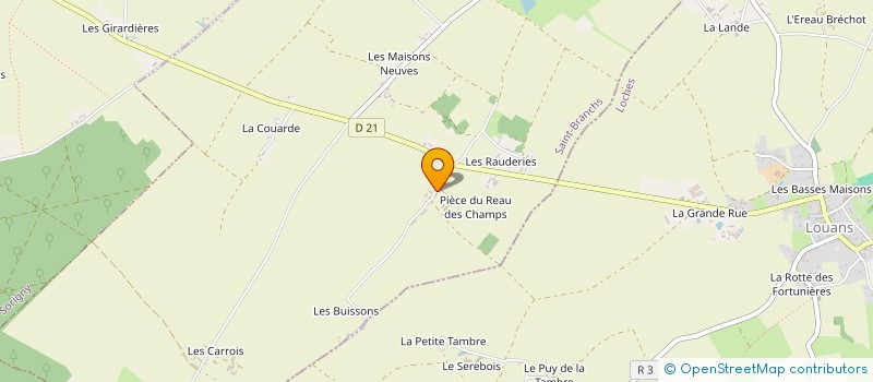 localisation de l'entreprise FOUSSIER INVEST  SAINT-BRANCHS