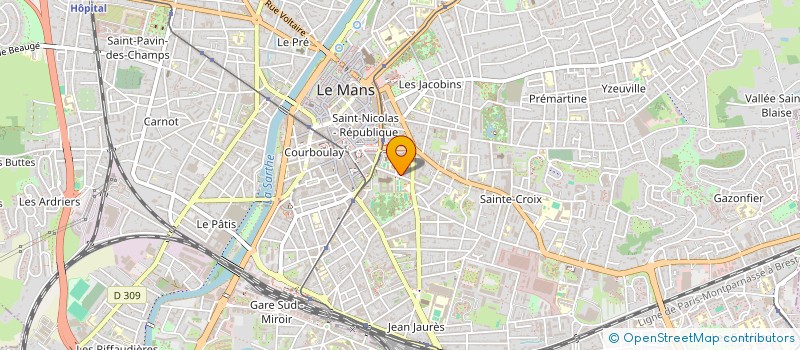 localisation de l'entreprise FOUSSIER MONTPELLIER  LE MANS