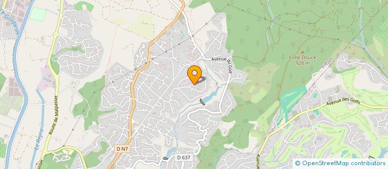 localisation de l'entreprise FOUSY BENCHABANE  BAGNOLS-EN-FORET