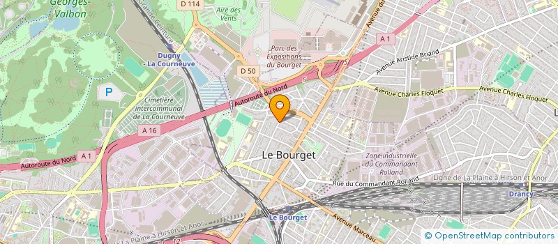 localisation de l'entreprise FOUTA TECHNOLOGIES CONSULTING à LE BOURGET