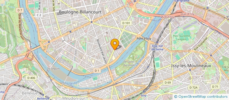 localisation de l'entreprise FOUTOKERN à BOULOGNE-BILLANCOURT