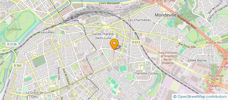 localisation de l'entreprise FOUTU QUART D'HEURE à CAEN