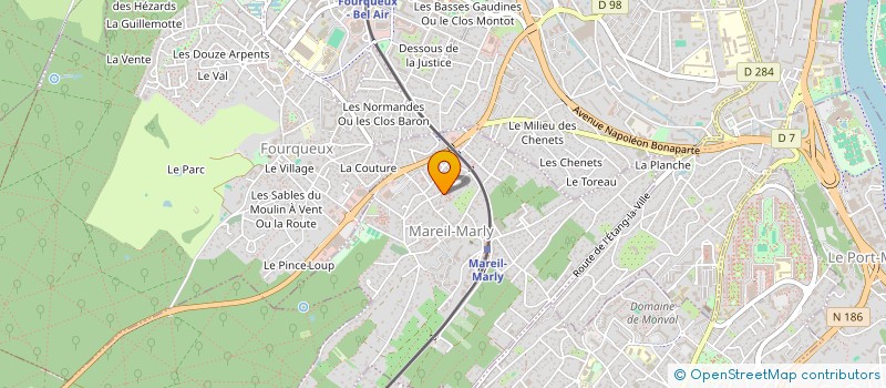 localisation de l'entreprise FOUX D'AZUR à MAREIL-MARLY