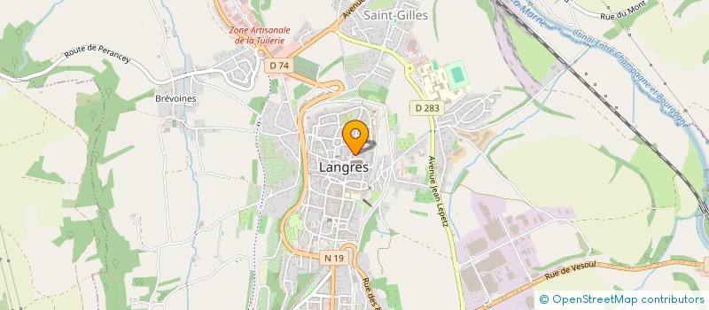 localisation de l'entreprise FOUZIAN à LANGRES