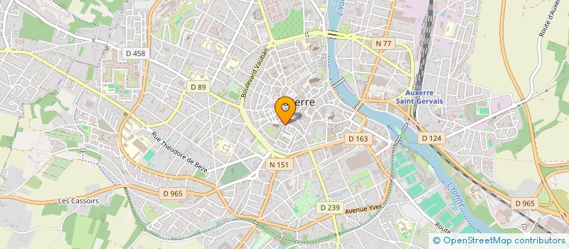 localisation de l'entreprise FOUZIS à AUXERRE