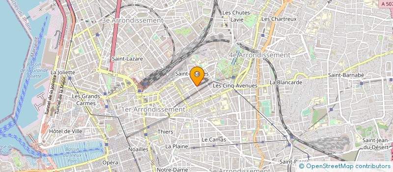 localisation de l'entreprise FOV FRANCE à MARSEILLE
