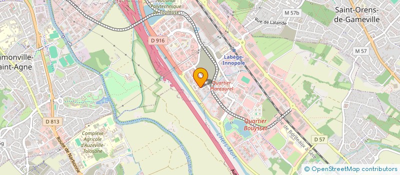 localisation de l'entreprise FOVE INGENIERIE DE FORMATION à LABEGE