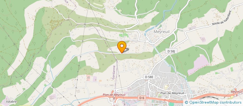 localisation de l'entreprise FOVEA à MEYREUIL