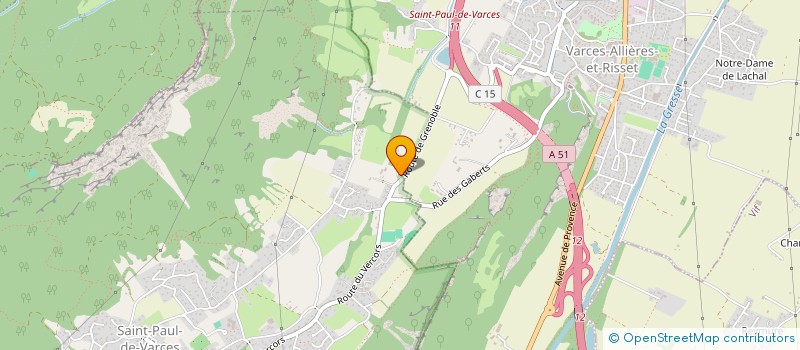 localisation de l'entreprise FOVEA  SAINT-PAUL-DE-VARCES