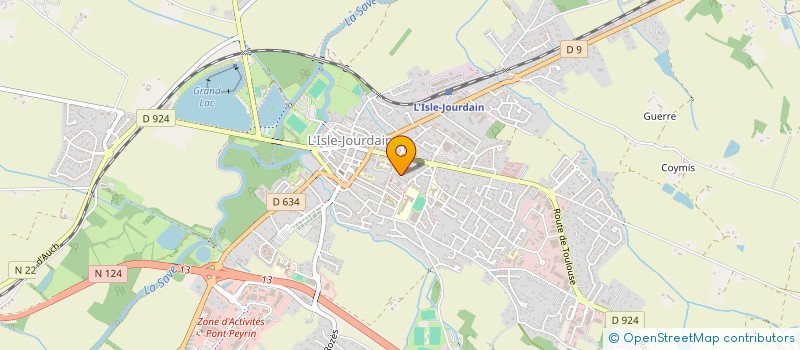 localisation de l'entreprise FOVEA à L'ISLE-JOURDAIN