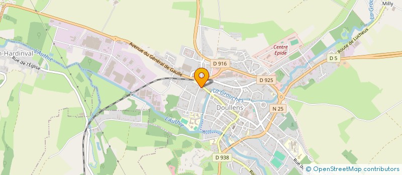 localisation de l'entreprise FOVET à DOULLENS