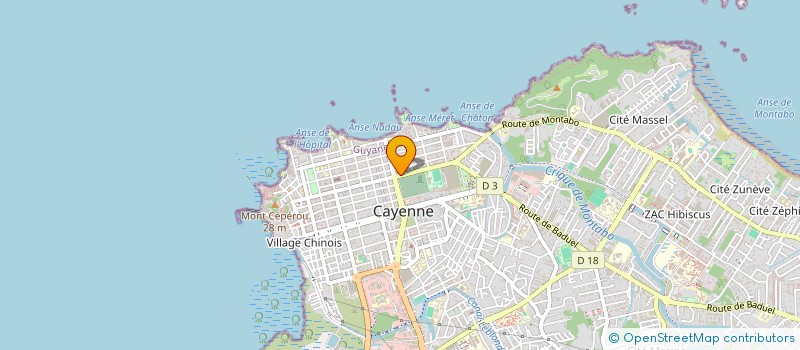 localisation de l'entreprise FOX  CAYENNE