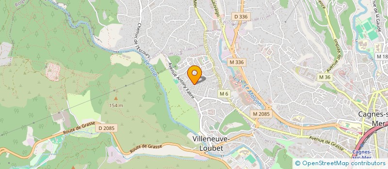 localisation de l'entreprise FOX 4 à VILLENEUVE-LOUBET