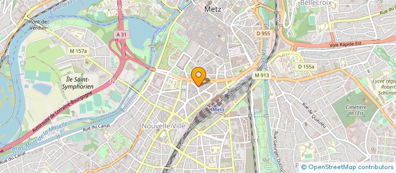 localisation de l'entreprise FOX à METZ