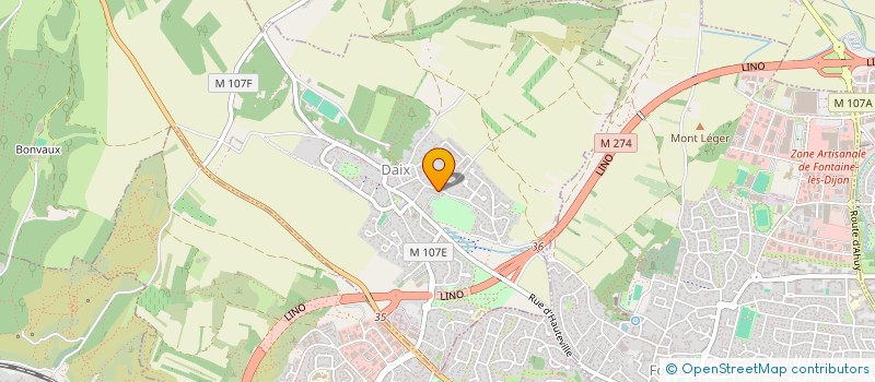 localisation de l'entreprise FOX  DAIX