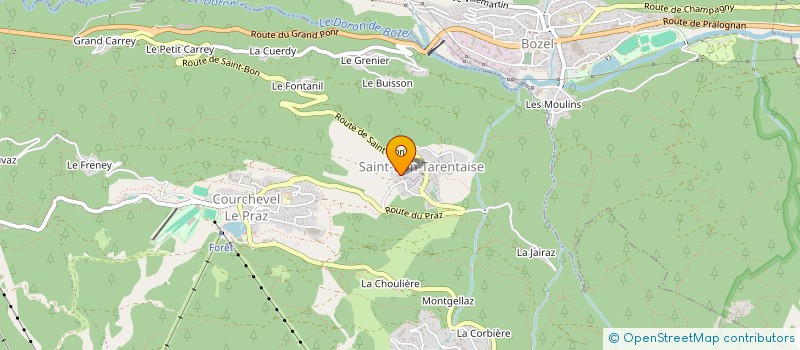 localisation de l'entreprise FOX ALLIANCE à COURCHEVEL