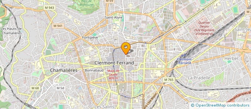 localisation de l'entreprise FOX AND PEONIES  CLERMONT-FERRAND